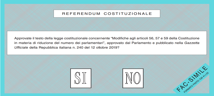 Referendum 2020: - parlamentari = - spesa + qualità? - Le riforme precedenti